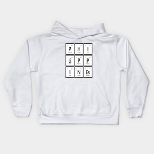 Philippines Table of Elements Kids Hoodie